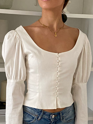 timeless classic top ivory